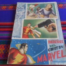 Coleccionismo Álbumes: HAZAÑAS DEL CAPITÁN MARVEL VACÍO CON EL CUPÓN. FHER AÑOS 50. MUY RARO.. Lote 363078865