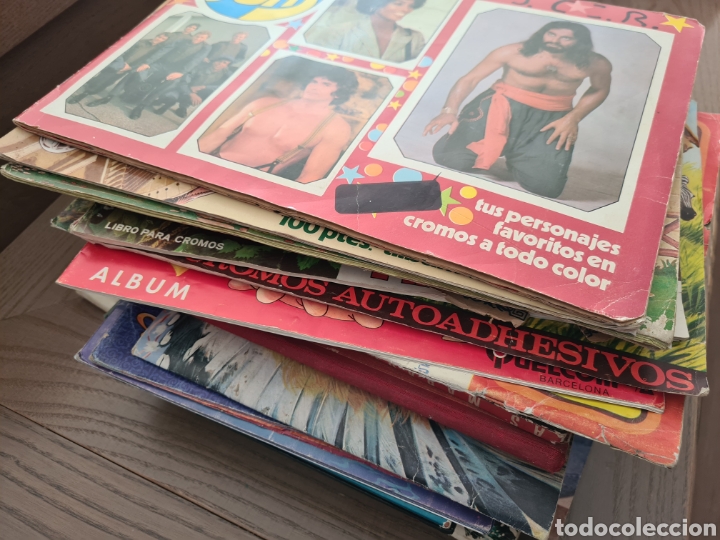 Colecionismo Cadernetas: LOTE DE 19 ALBUMES DE CROMOS VARIADOS. ALGUNO COMPLETO