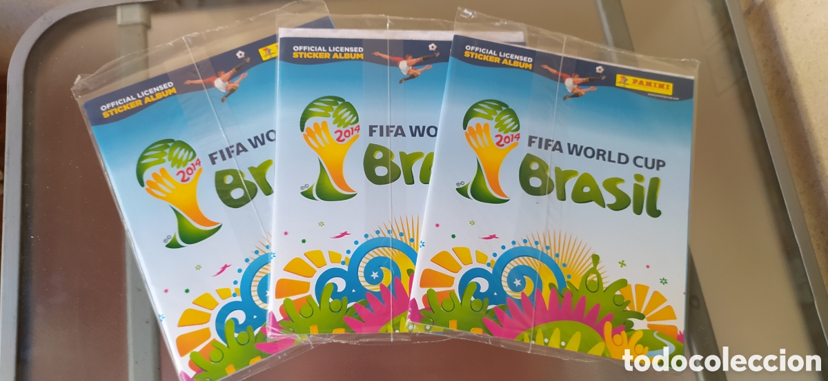 Collectable Incomplete Albums: Tres &Aacute;lbumes Mundial Brasil 2014,