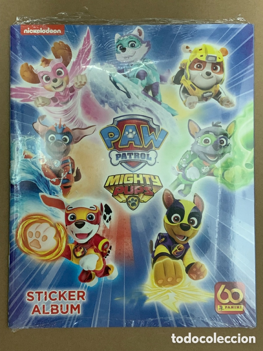 Colecionismo Cadernetas: &Aacute;lbum vac&iacute;o Paw Patrol Mighty Pups