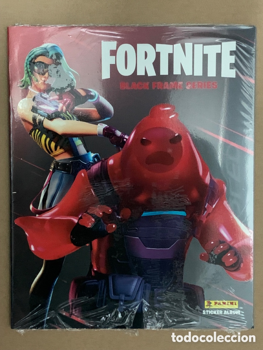 Colecionismo Cadernetas: &Aacute;lbum vac&iacute;o Fortnite Black Frame Series