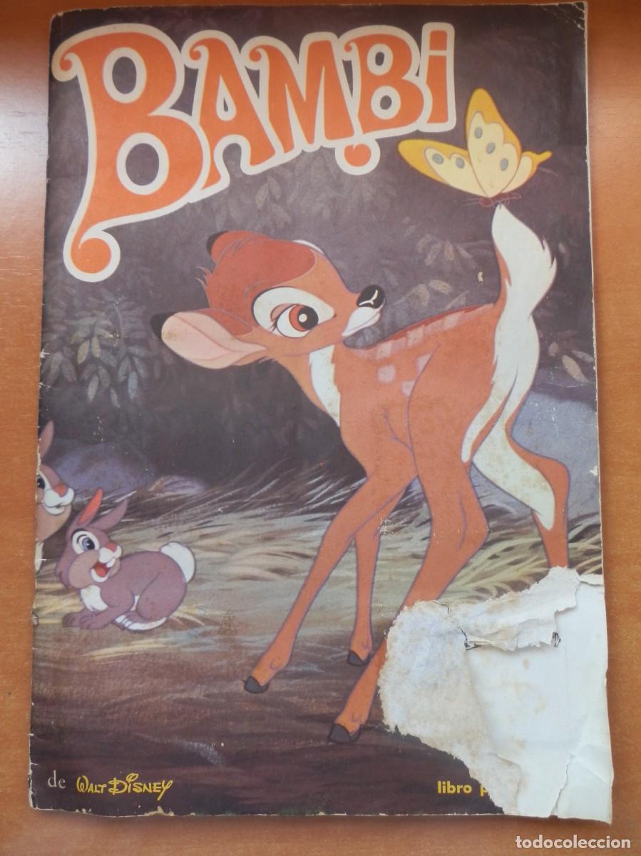 Collectable Incomplete Albums: &Aacute;LBUM DE CROMOS BAMBI DE WALT DISNEY. A&Ntilde;OS 70. EDITORIAL FHER. INCOMPLETO.