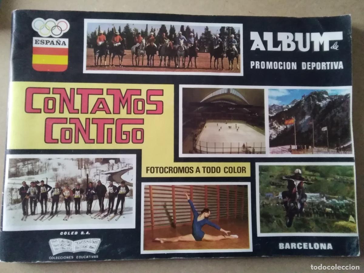 Coleccionismo &Aacute;lbumes: ALBUM DE CROMOS CONTAMOS CONTIGO A&Ntilde;O 1968 INCOMPLETO