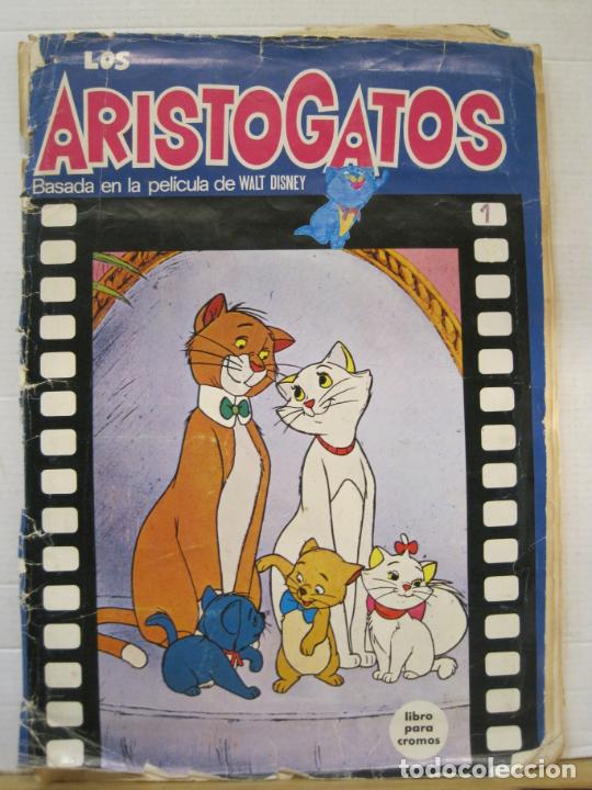 Colecionismo Cadernetas: WALT DINSEY-LOS ARISTOGATOS-ALBUM CASI COMPLETO-FALTA 1 CROMO-FHER-VER FOTOS-(V-23.803)
