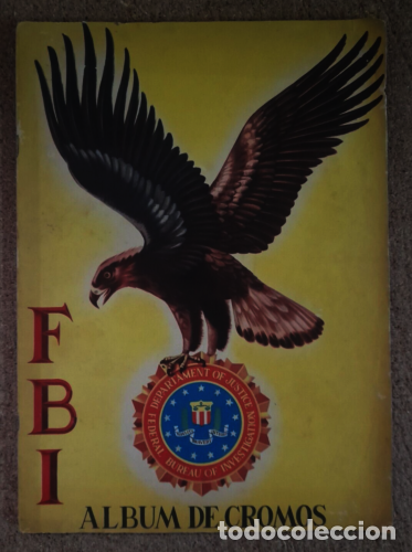 Coleccionismo &aacute;lbumes: Album F.B.I.Incompleto con 186 de 200 Cromos.Editorial Rollan