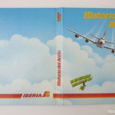 Coleccionismo Álbumes: ÁLBUM INCOMPLETO HISTORIA DEL AVION DE COLACAO VIT - IBERIA - 1988. Lote 372110931