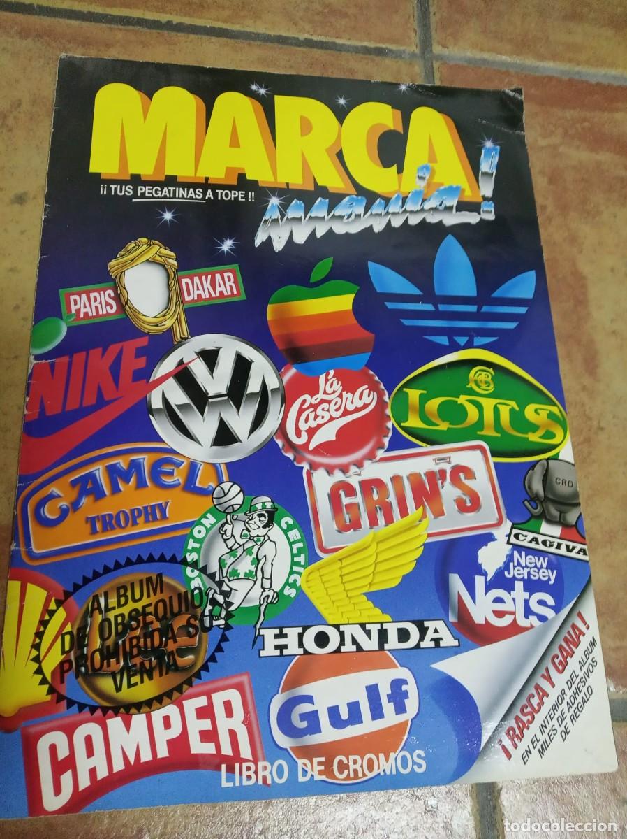 Collectionnisme Albums: ALBUM DE CROMOS - MARCA - MAN&Iacute;A PEGATINAS - INCOMPLETO FALTAN 50 CROMOS