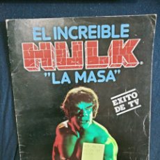 Coleccionismo Álbumes: EL INCREÍBLE HULK EDITORIAL FHER. 1981 FALTAN 8 CROMOS