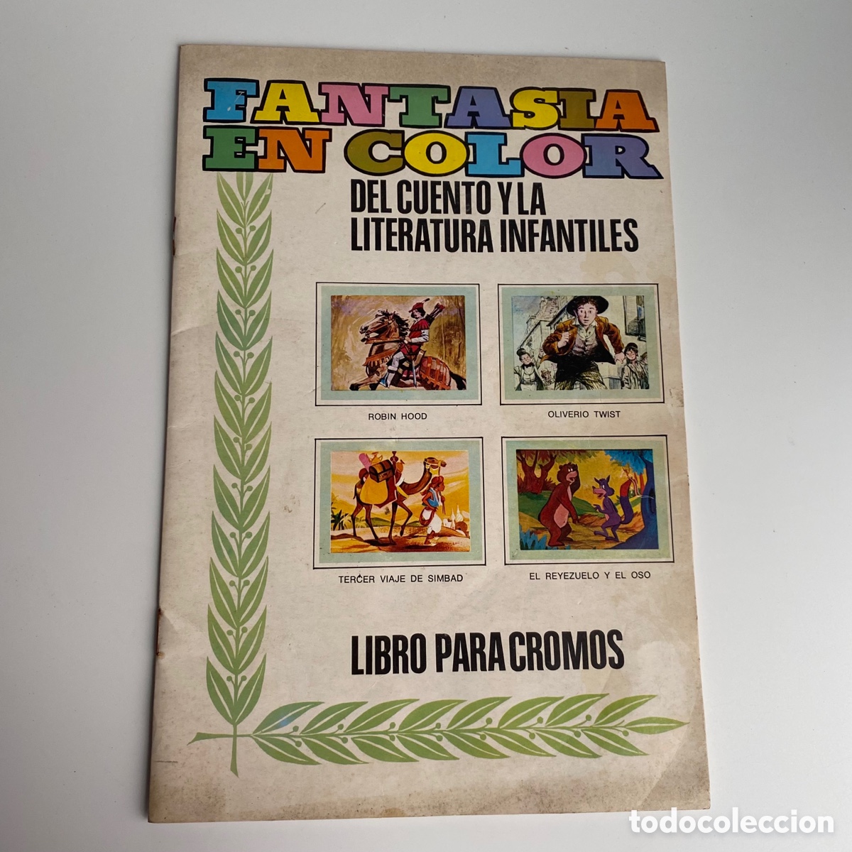 Collectionnisme Albums: &Aacute;lbum de cromos Fantas&iacute;a en color serie verde 1973 Vac&iacute;o
