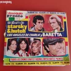 Coleccionismo Álbumes: ALBUM STARSKY & HUTCH, ANGELES DE CHARLIE Y BARETTA, REGALO PRONTO, NO SE ENVÍA FUERA DE ESPAÑA.. Lote 375806239