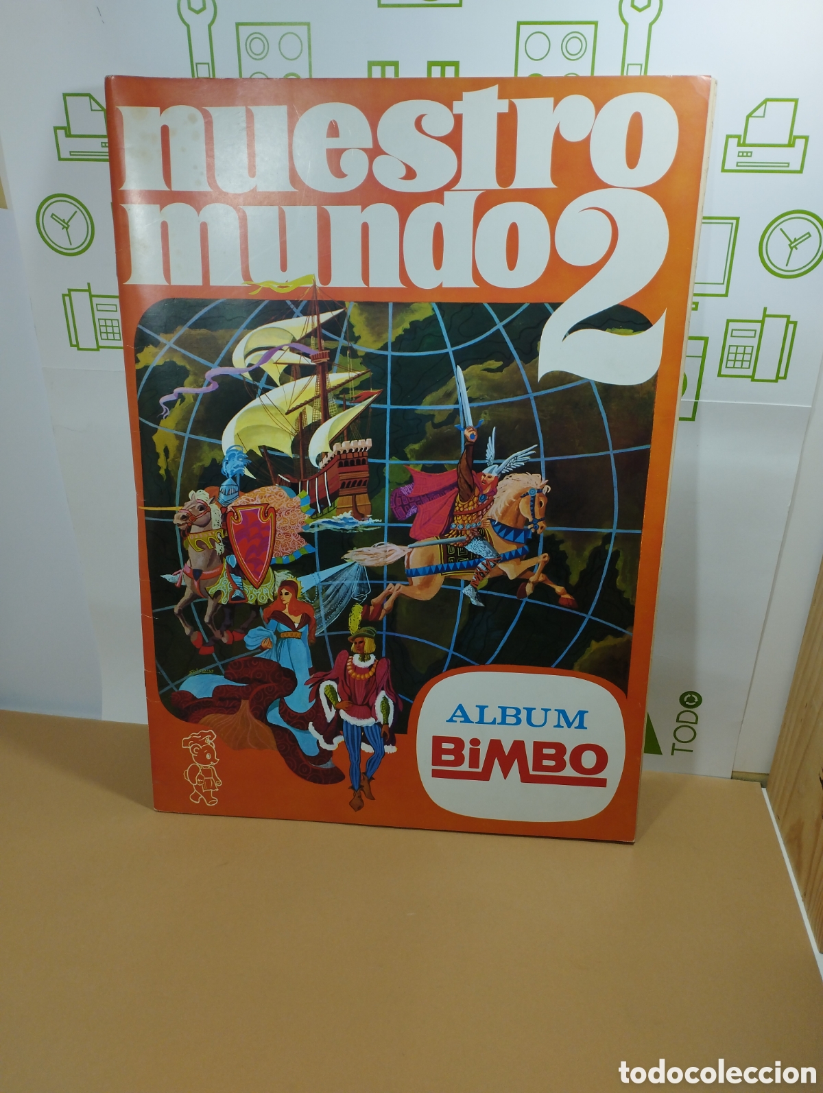 Collectable Incomplete Albums: Nuestro mundo 2. Album Bimbo. Incompleto