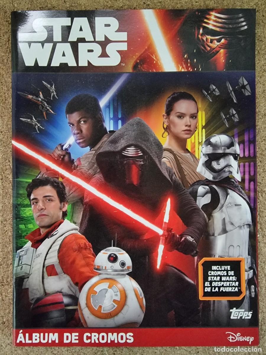 Collectionnisme Albums: Album Star Wars The Force Awakens.vacio + 6 cromos.Topps