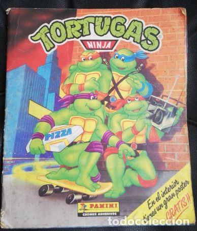 Coleccionismo &aacute;lbumes: TORTUGAS NINJA PANINI INCOMPLETO - Foto 1