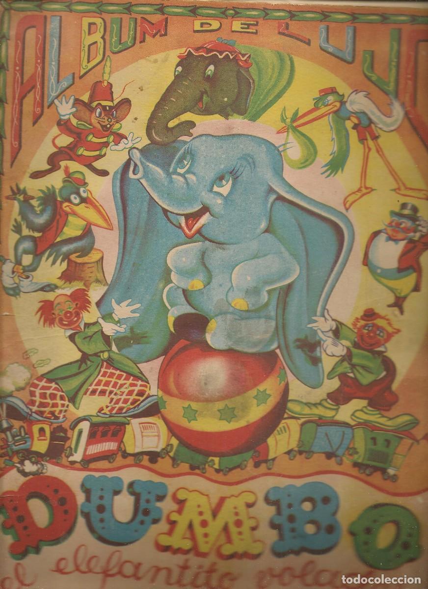 Coleccionismo &Aacute;lbumes: &Aacute;LBUM DE LUJO. DUMBO, EL ELEFANTE VOLADOR. EDITA FHER.FALTAN 4 CROMOS. (ST/A1B)