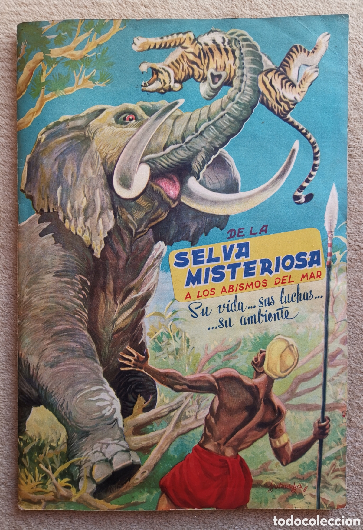 Collectable Incomplete Albums: Album cromos De la Selva Misteriosa a los Abismos del Mar - Su vida sus luchas su ambiente - FHER