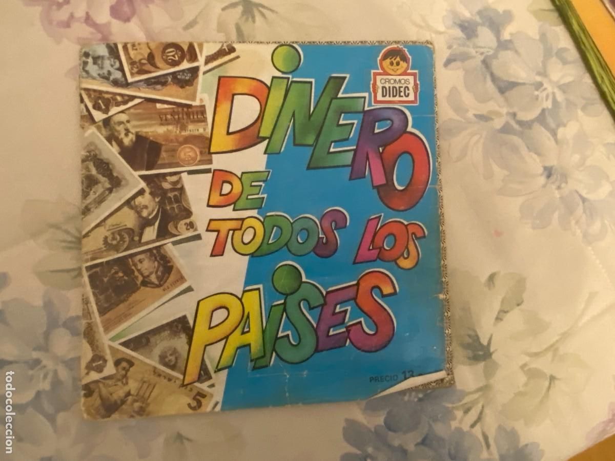 Colecionismo Cadernetas: DINERO DE TODOS LOS PAISES ALBUM CON 107 CROMOS SE PUEDEN VENDER SUELTOS
