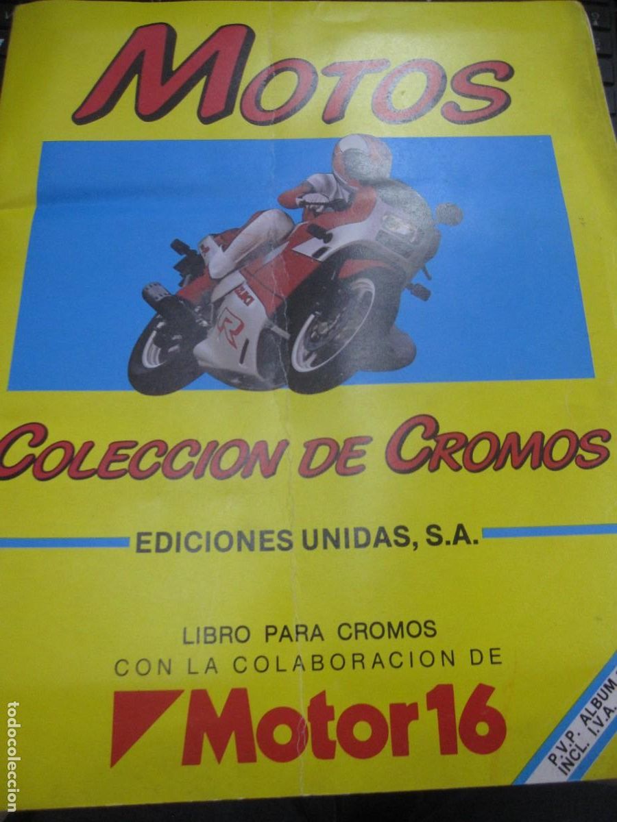 Collezionismo Album: ALBUM DE CROMOS MOTOS EDIT UNIDAS