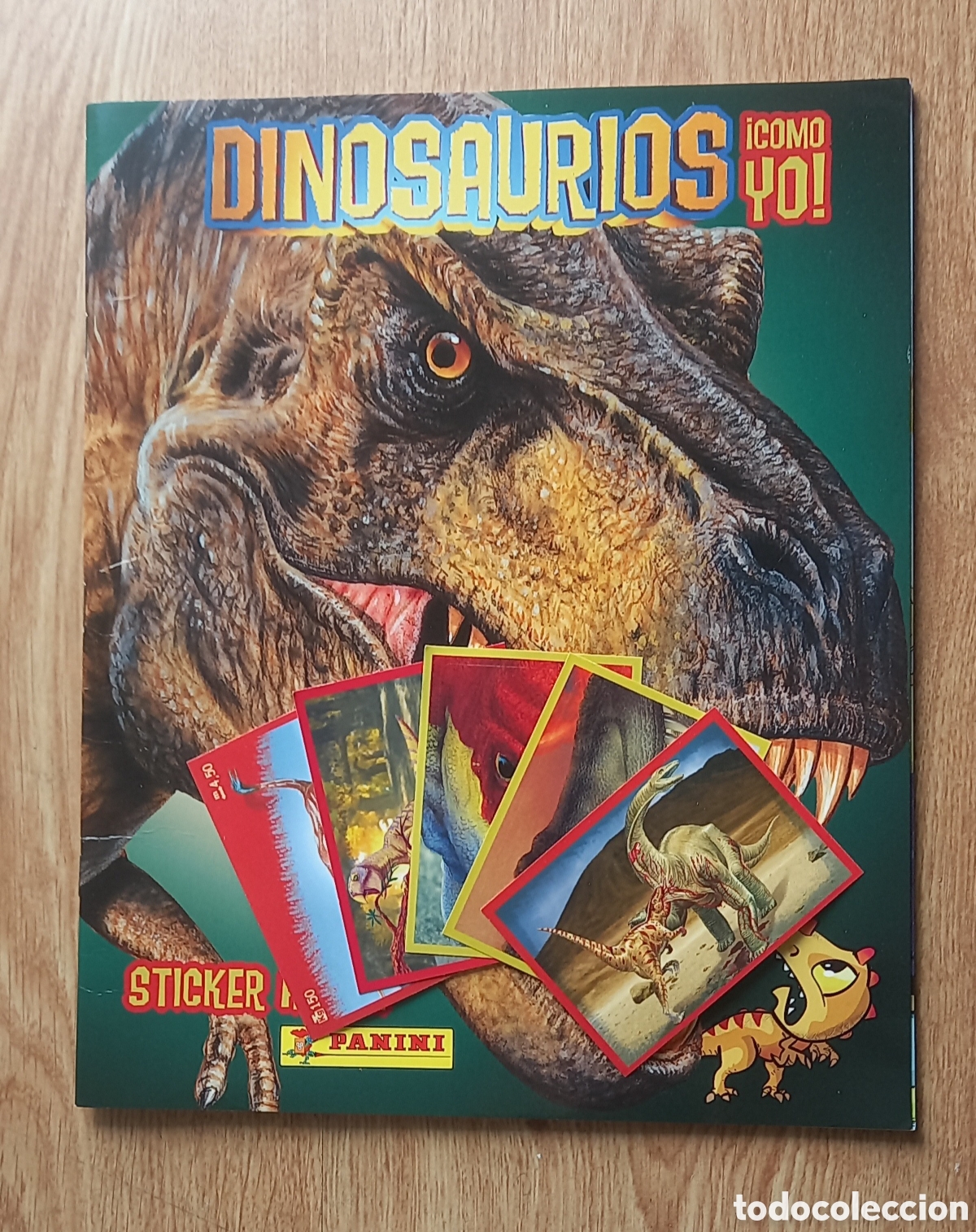 Collezionismo Album: ALBUM DINOSAURIOS COMO YO VACIO+5 CROMOS NUEVOS, ALBUM EN MUY BUEN ESTADO