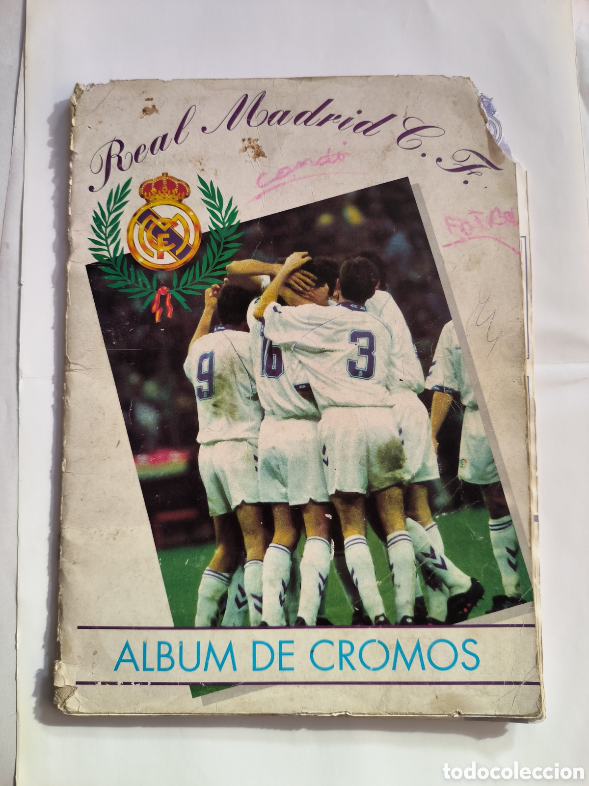 Collectionnisme Albums: ALBUM CROMOS DEL REAL MADRID- INCOMPLETO - faltan 6 cromos - tdkc9