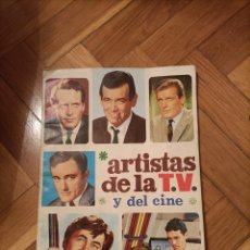Coleccionismo Álbumes: ÁLBUM ARTISTAS DE LA T.V. Y DEL CINE