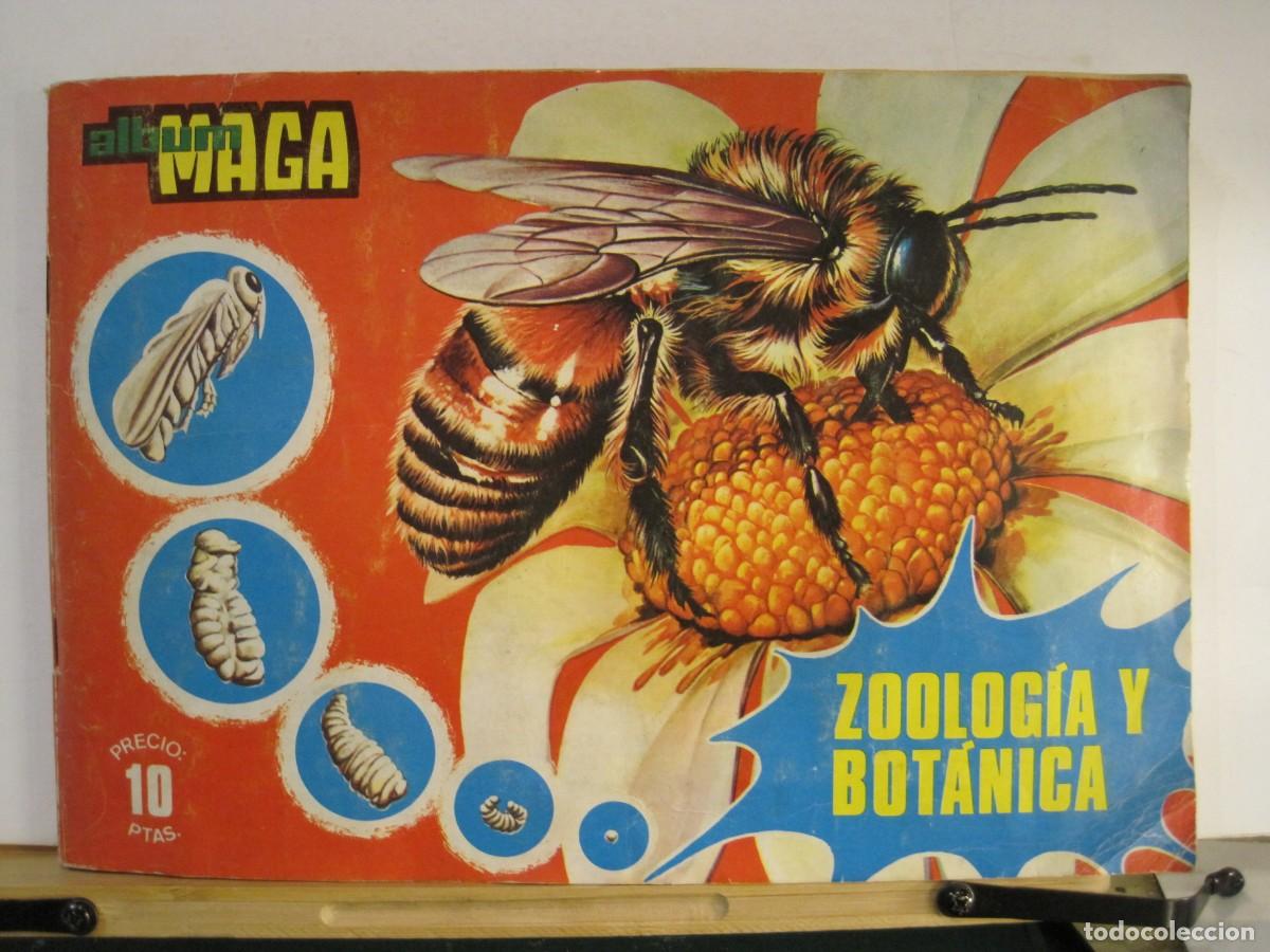 Colecionismo Cadernetas: ALBUM MAGA-ZOOLOGIA Y BOTANICA-ALBUM DE CROMOS INCOMPLETO-VER FOTOS-(V-23.957)