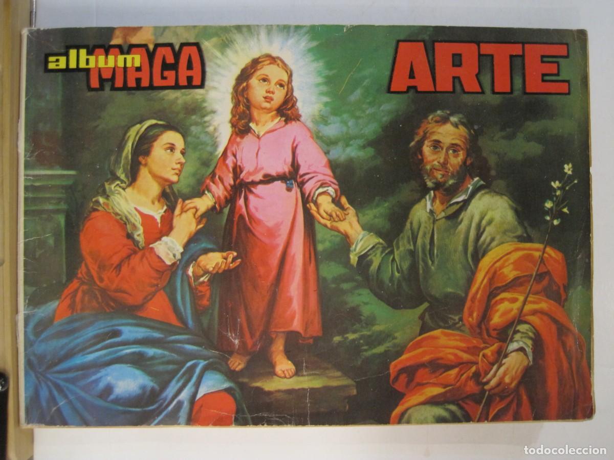 Colecionismo Cadernetas: ALBUM MAGA-ARTE-ALBUM DE CROMOS INCOMPLETO-VER FOTOS-(V-23.959)