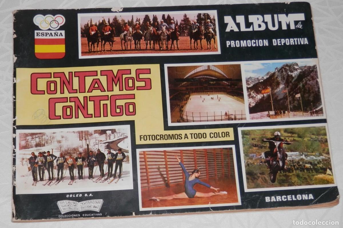 Collectable Incomplete Albums: ANTIGUO ALBUM DE CROMOS CONTAMOS CONTIGO DEL A&Ntilde;O 1968