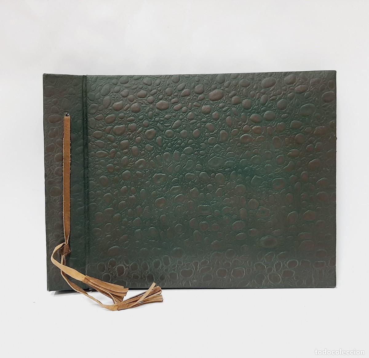 Collectable Incomplete Albums: &Aacute;lbum de fotos vintage grande con cubiertas de lona en relieve (3.1)