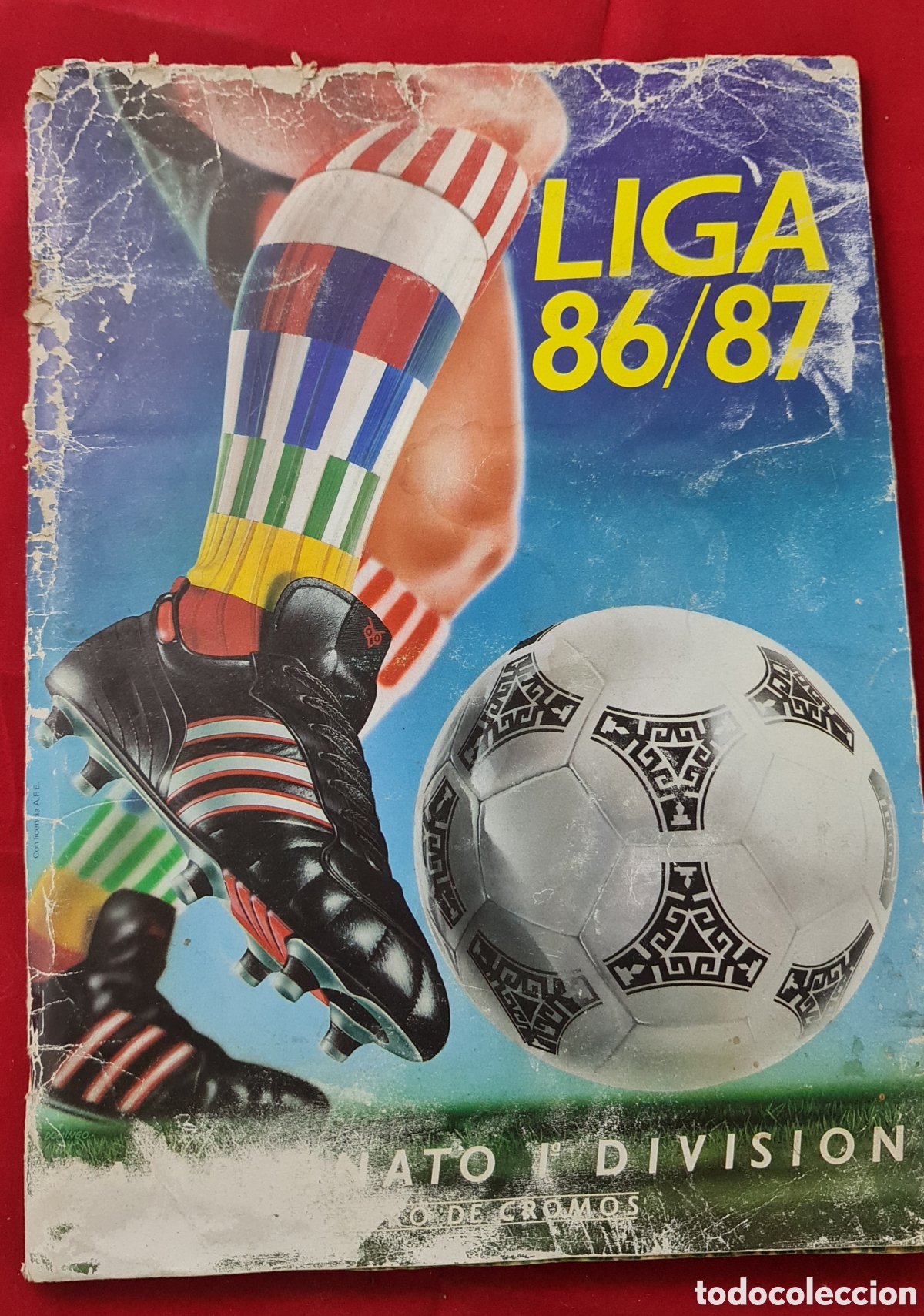 Collezionismo Album: Album Este liga 86-87 casi completo