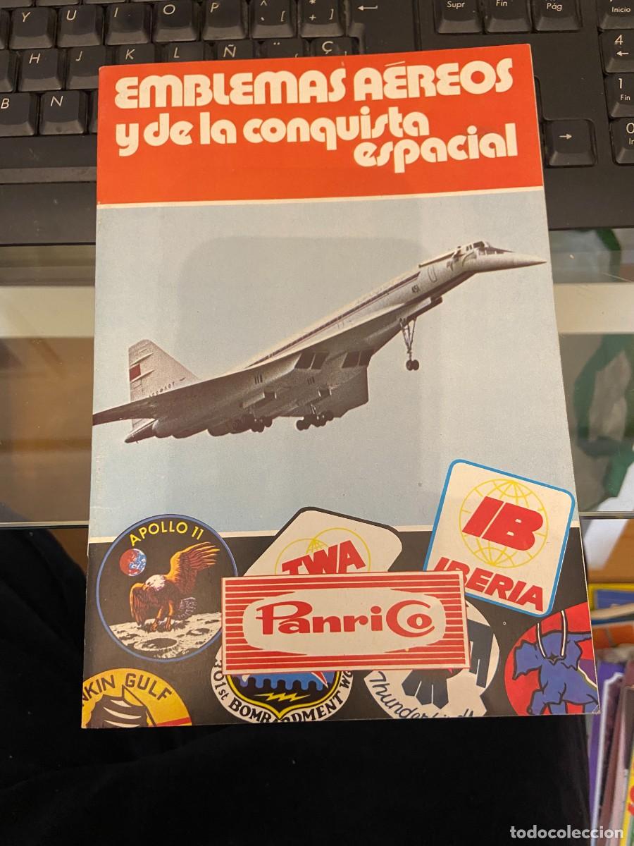Collectionnisme Albums: emblemas aereos y de la conquista espacial vacio nuevo plancha