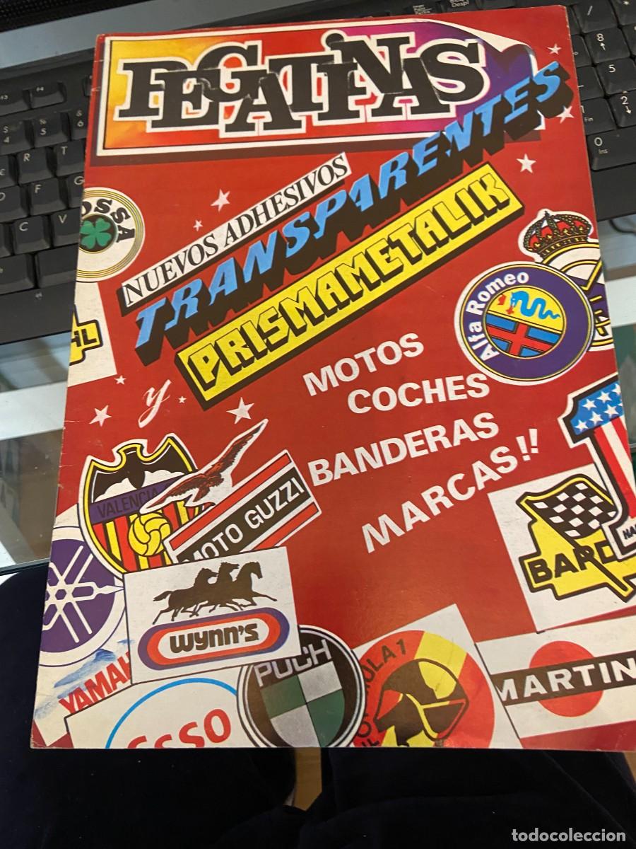 Collectionnisme Albums: PEGATINAS ALBUM PLANCHA SOLO TIENE 4 CROMOS PEGADOS