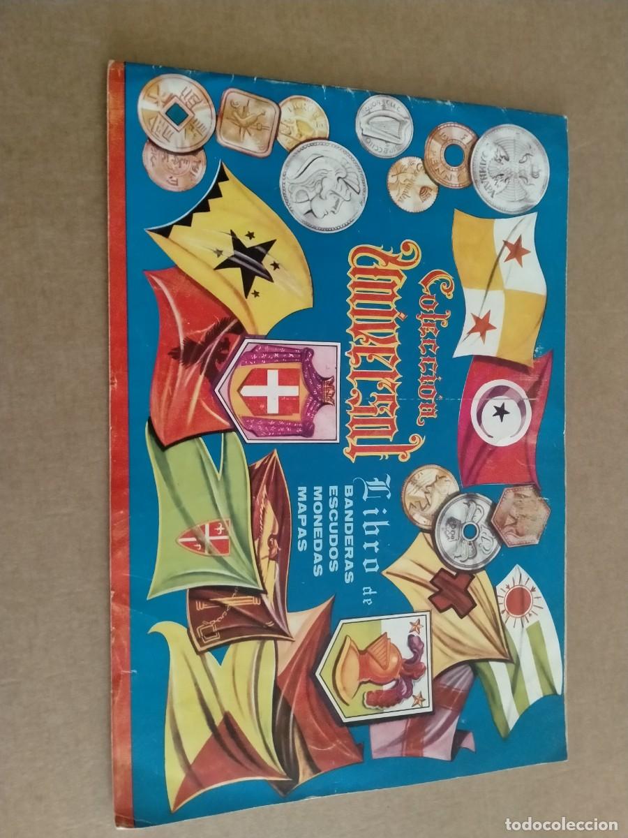 Collectable Incomplete Albums: album de cromos plancha de coleccion universal banderas monedas
