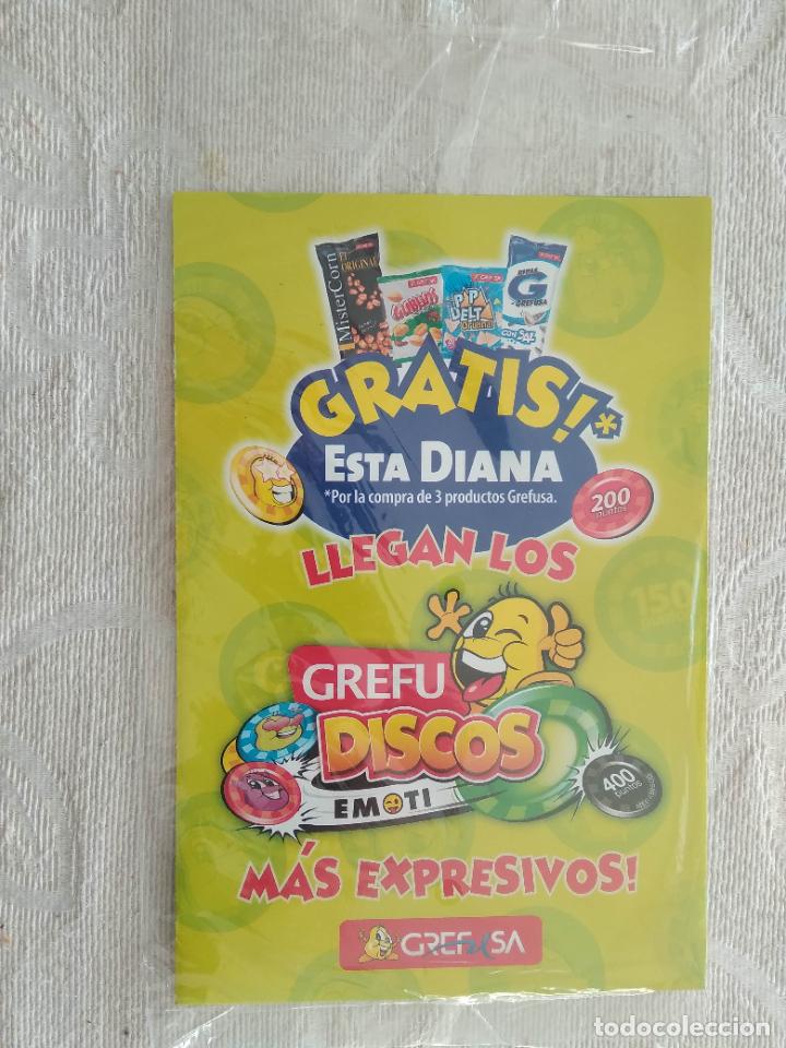 Collectable Incomplete Albums: ALBUM VACIO PLANCHA PRECINTADO GREFUSA GREFUDISCOS 2018 GREFU DISCOS EMOTI DIANA