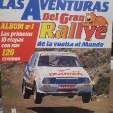 Coleccionismo Álbumes: LAS AVENTURAS DEL GRAN RALLYE - Nº1 - MULTILIBRO - 1988- SOLO 12 CROMOS. Lote 398240909