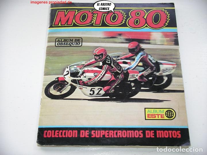 Collectable Incomplete Albums: &Aacute;lbum Moto 80, contiene 126 cromos, ed. Este a&ntilde;o 1977
