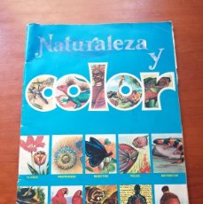 Coleccionismo Álbumes: ALBUM NATURALEZA Y COLOR. Lote 401899334