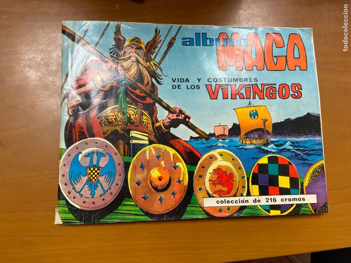 Collezionismo Album: VIDA Y COSTUMBRE DE LOS VIKINGOS INCOMPLETO BUEN ESTADO CON 195 CROMOS SE VENDEN SUELTOS