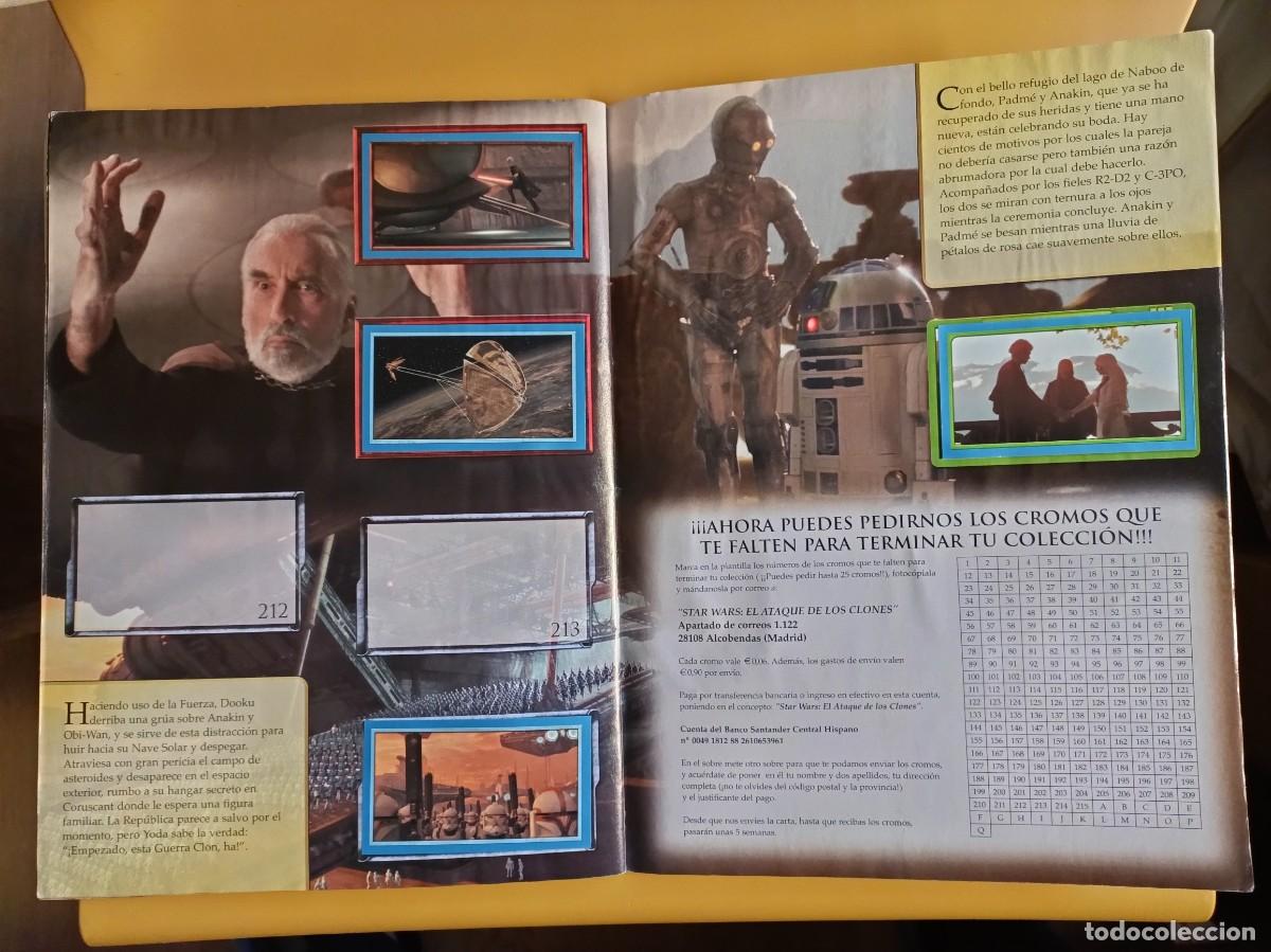 Coleccionismo &aacute;lbumes: star wars el ataque de los clones - Foto 3
