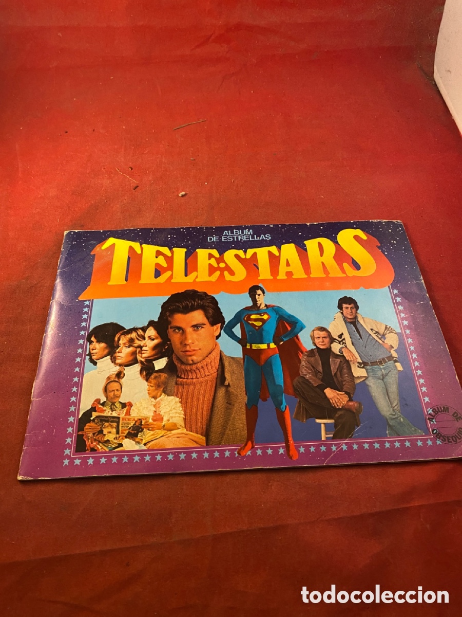 Colecionismo Cadernetas: ALBUM DE CROMOS ESTRELLAS TELESTAR, &Iacute;DOLOS DE LAS SERIES DE TELEVISION Y CINE