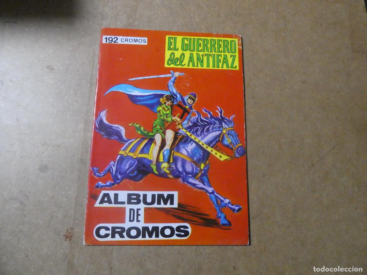 Colecionismo Cadernetas: album de cromos de El Guerrero del Antifaz, vac&iacute;o, + lote de 130 cromos sin pegar de Maga