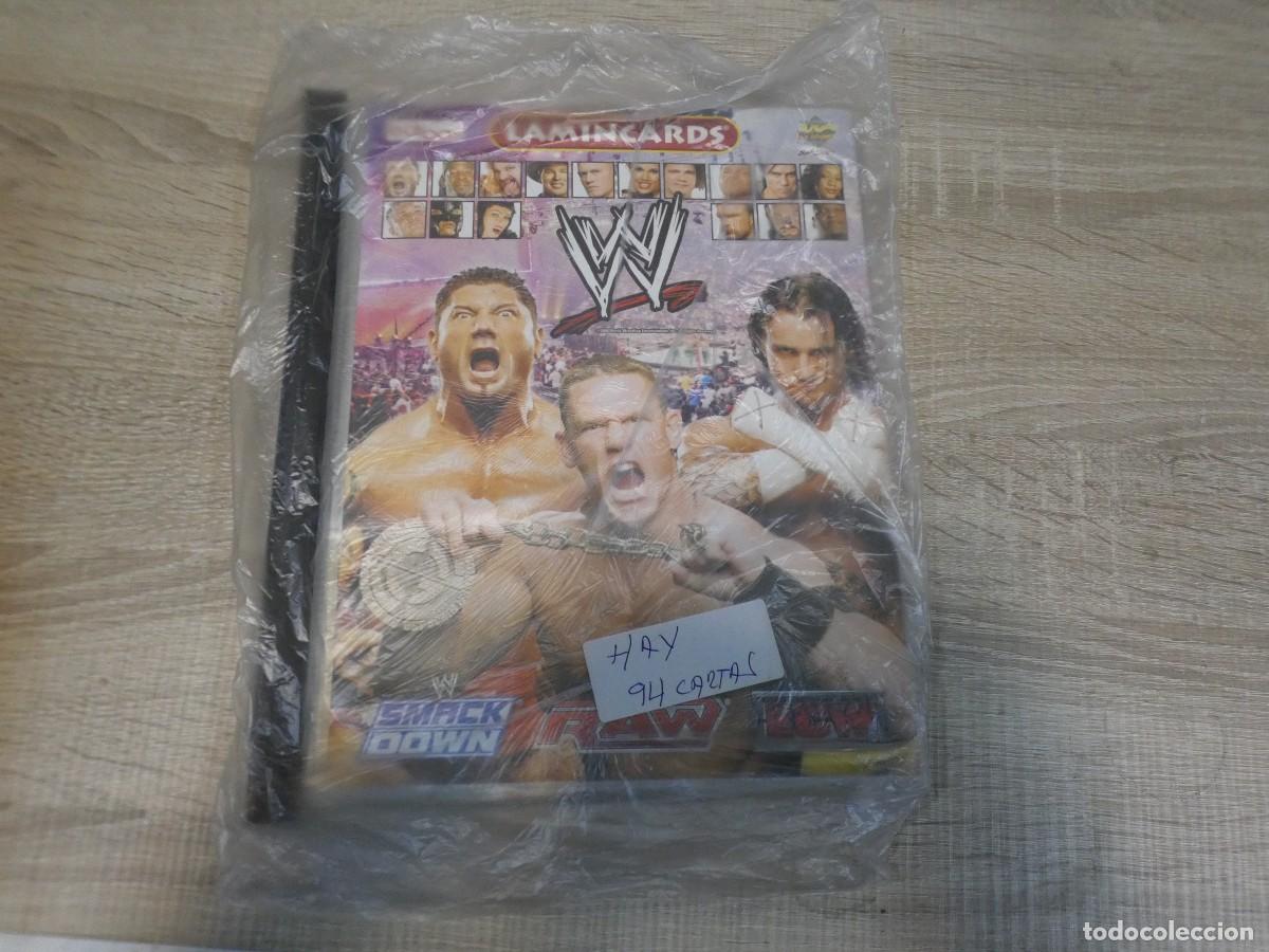 Colecionismo Cadernetas: ARKANSAS1980 ALBUM DE CROMOS INCOMPLETO ESTADO DECENTE SMACK DOWN/ RAW/ ECW HAY 94 CARTAS
