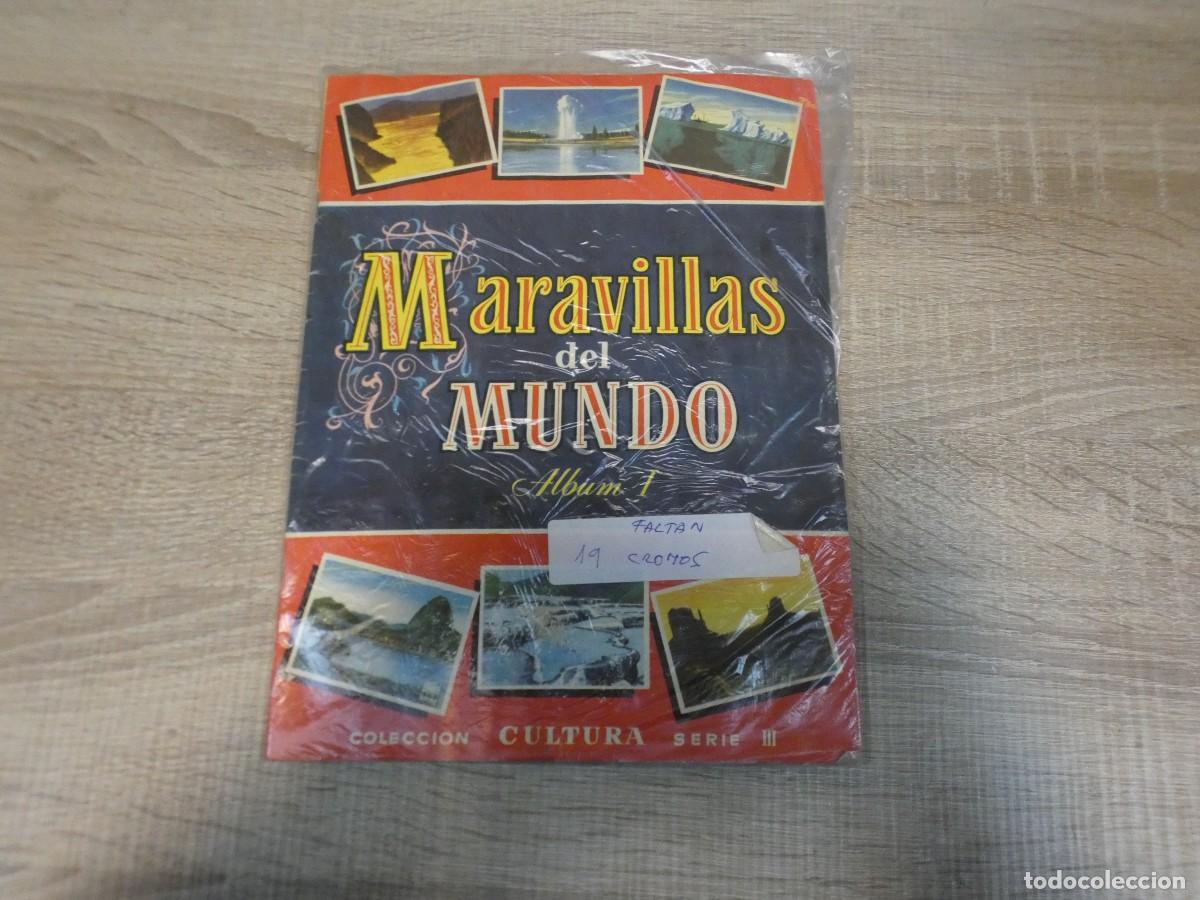 Colecionismo Cadernetas: ARKANSAS1980 ALBUM DE CROMOS INCOMPLETO ESTADO DECENTE MARAVILLAS DEL MUNDO FALTAN 19 CROMOS