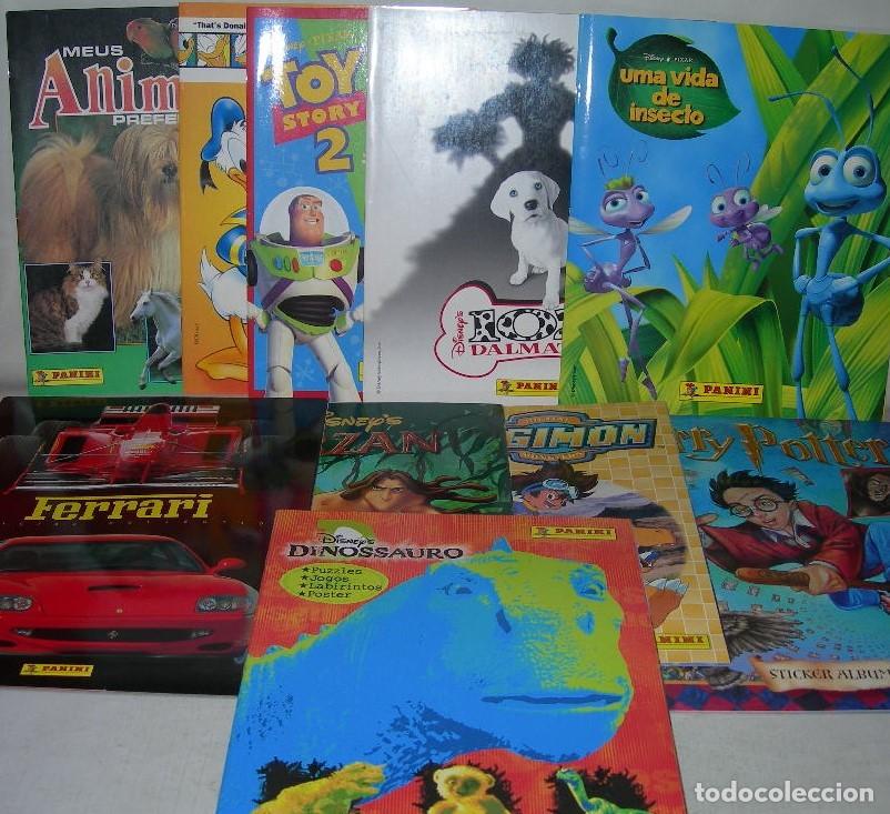 Colecionismo Cadernetas: GRAN LOTE DE 10 &Aacute;LBUMES NUEVOS DE DIFERENTES COLECCIONES PANINI EN PORTUGU&Eacute;S - GRAN PRECIO -