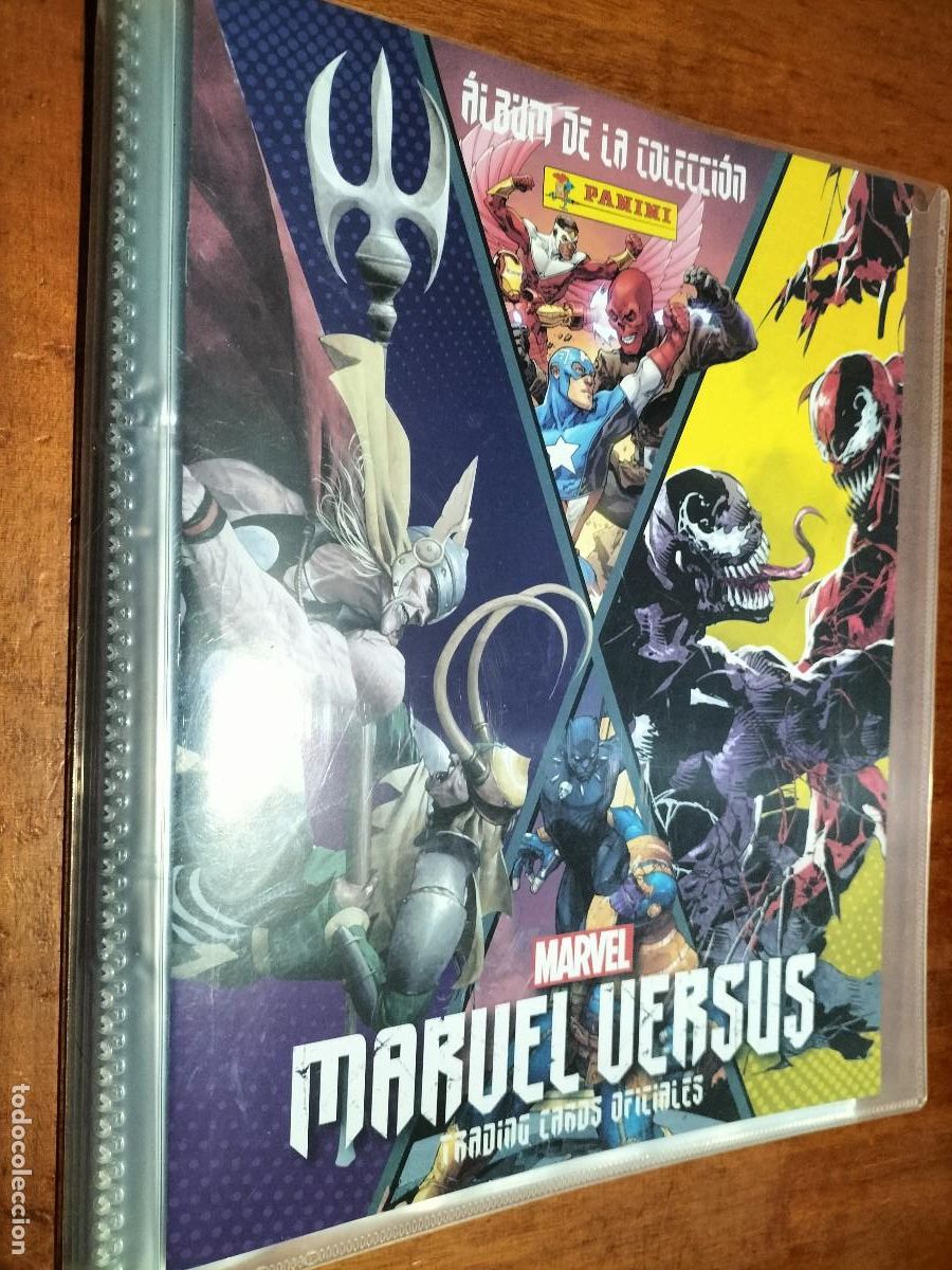 Coleccionismo &Aacute;lbumes: ALBUM VACIO. MARVEL VERSUS. TRADING CARDS. 2023. SIN USO. EXCELENTE ESTADO.