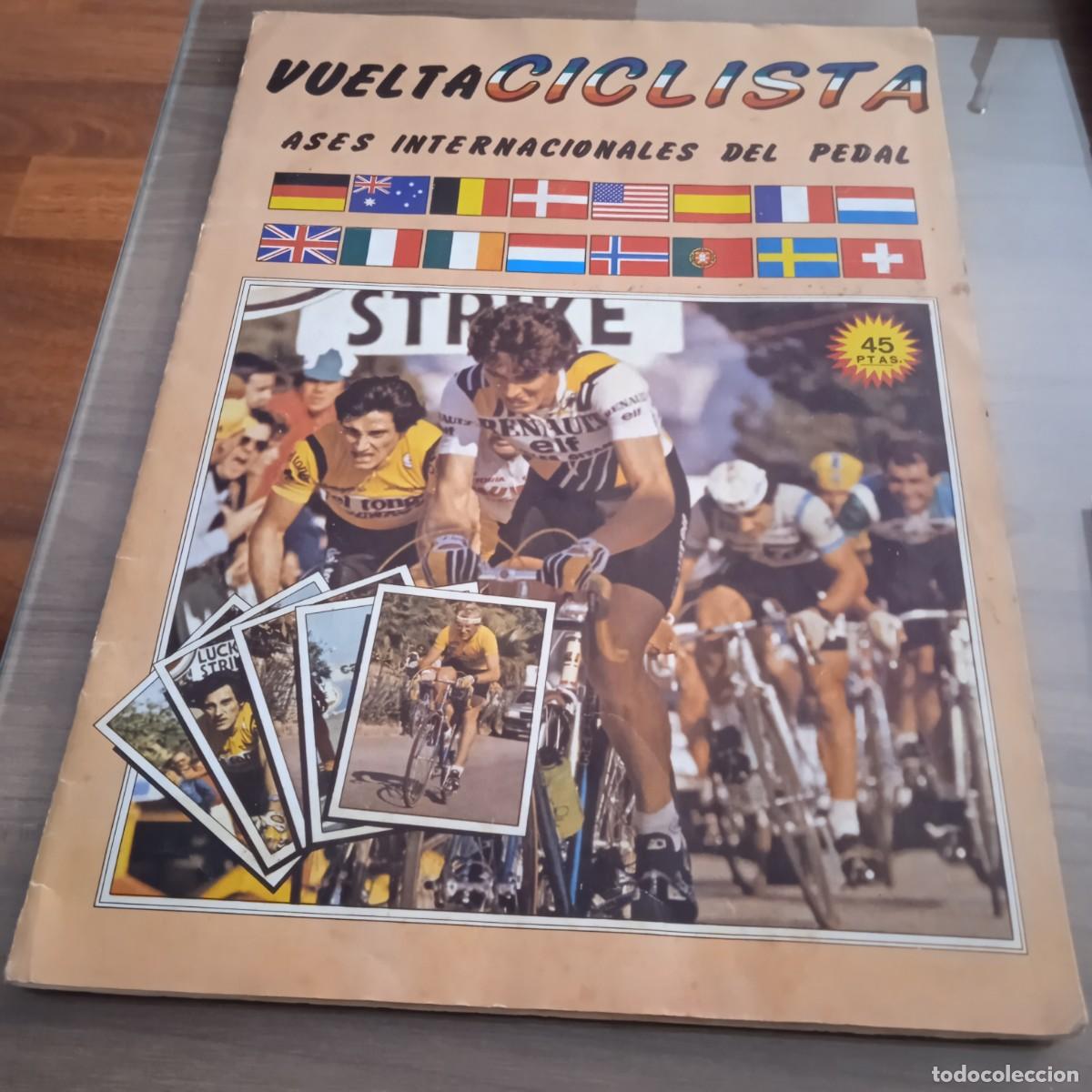 Collectionnisme Albums: Vuelta ciclista. Ases internacionales del pedal. Merchante 1983. &Aacute;lbum con 42 cromos