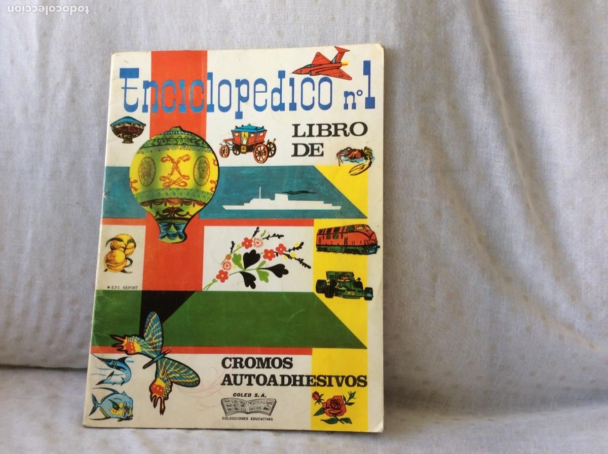 Collectionnisme Albums: &Aacute;lbum Enciclopedia N1 con 86 autoadhesivos