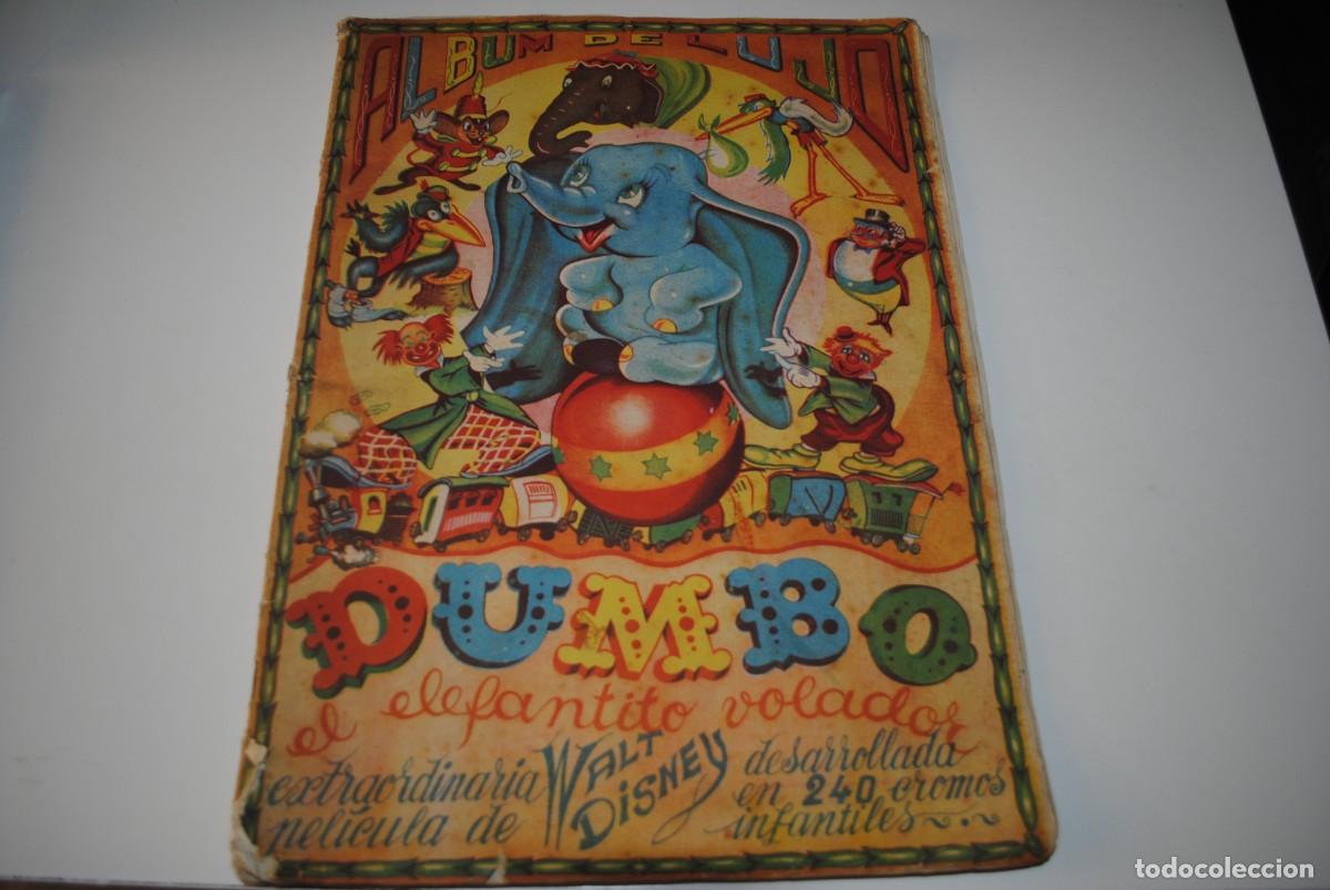 Collectionnisme Albums: ALBUM DE LUJO DUMBO EL ELEFANTITO VOLADOR - EDICIONES FHER - 1944 - INCOMPLETO - VER FOTOS