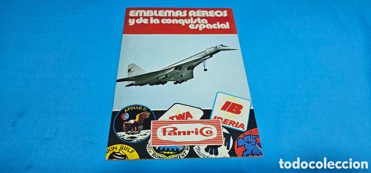 Collezionismo Album: ALBUM VACIO EMBLEMAS AEREOS Y DE LA CONQUISTA ESPACIAL. TWA. APOLLO III. IBERIA. PANRICO