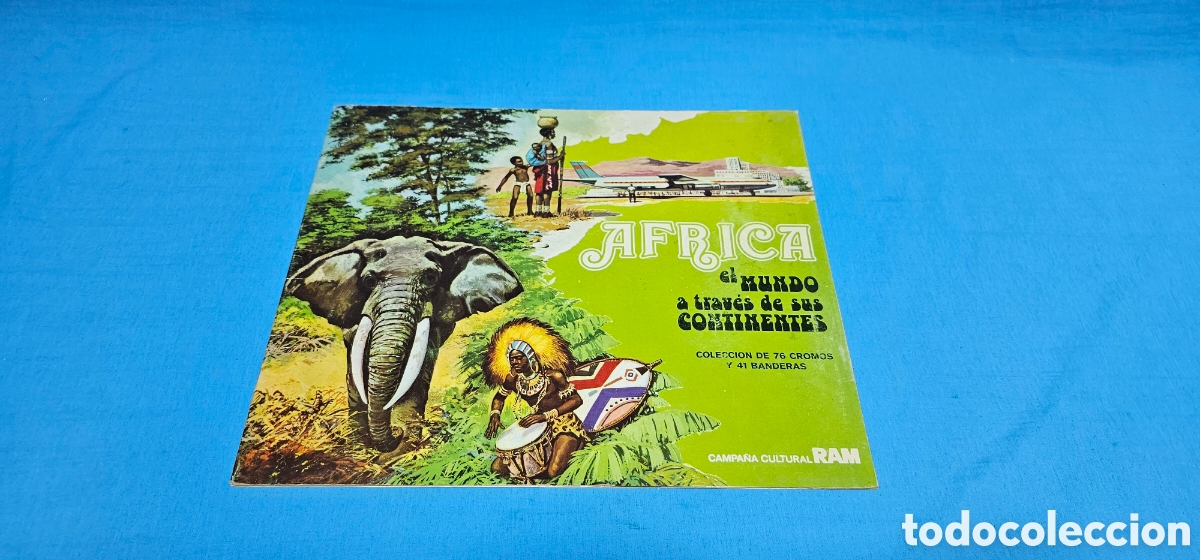 Collezionismo Album: ALBUM VACIO. AFRICA , EL MUNDO A TRAVES SUS CONTINENTES . LECHE RAM