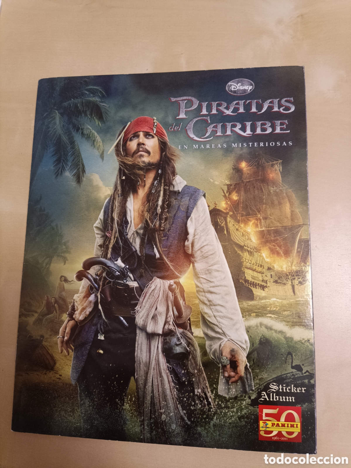 Collectionnisme Albums: &Aacute;LBUM PIRATAS DEL CARIBE EN MAREAS MISTERIOSAS PANINI DISNEY STICKERS CASI COMPLETO